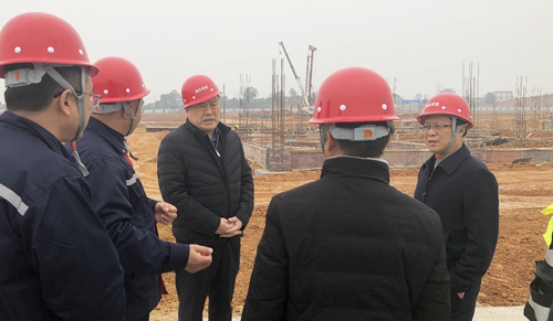 袁衛東到股份、楚星和新項目現場調研(圖4)