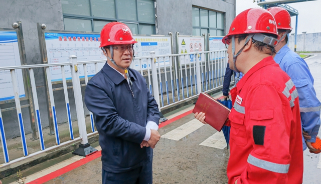 王大真到松滋肥業、楚星公司和股份公司現場檢查安全生產工作(圖2)