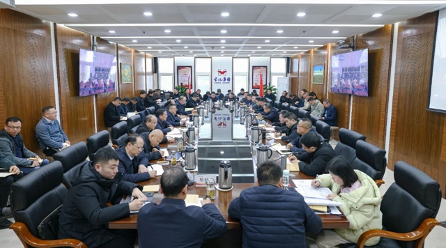 集團(tuán)黨委理論學(xué)習(xí)中心組開(kāi)展專題學(xué)習(xí)(圖1)