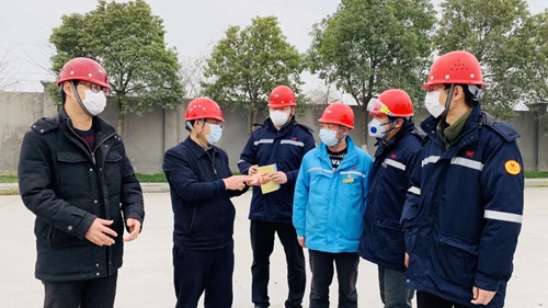 王大真到楚星公司、松滋肥業檢查疫情防控及安全生產情況