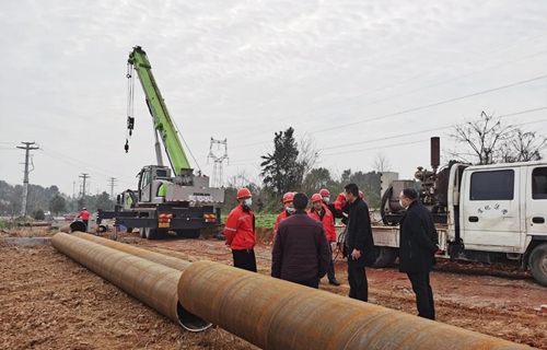 化機(jī)公司華潤(rùn)供熱蒸汽管道工程項(xiàng)目開工！