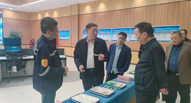 宜昌市國資委黨委書記、主任黃智華到降解新材料公司調(diào)研指導(dǎo)工作